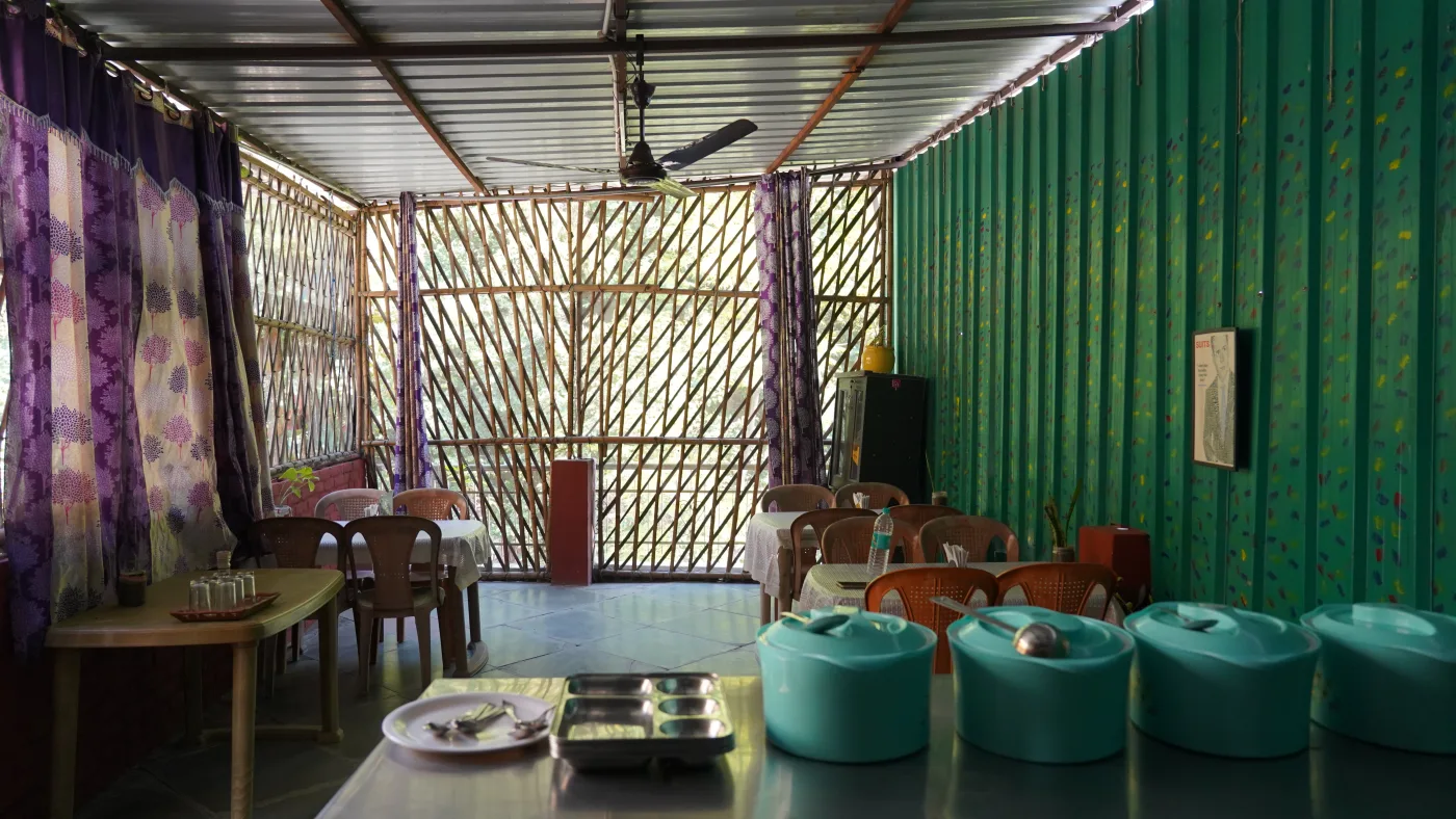 Sattvic dining hall — Rishikesh Sadan